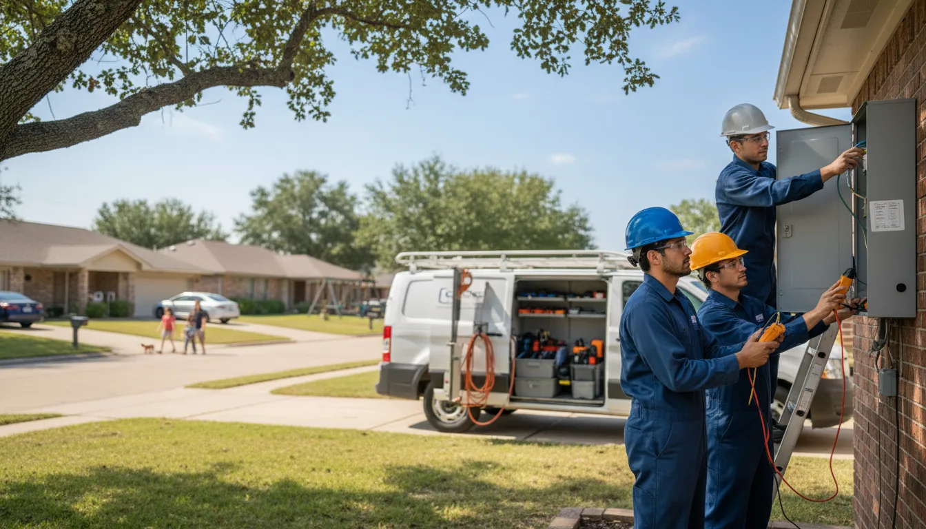 Certified electrician providing emergency electrical services in Calhoun, IL